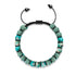 Jaspe Océanique Vert | Bronze à canon | Bracelet Diffuseur Pierre de Lave